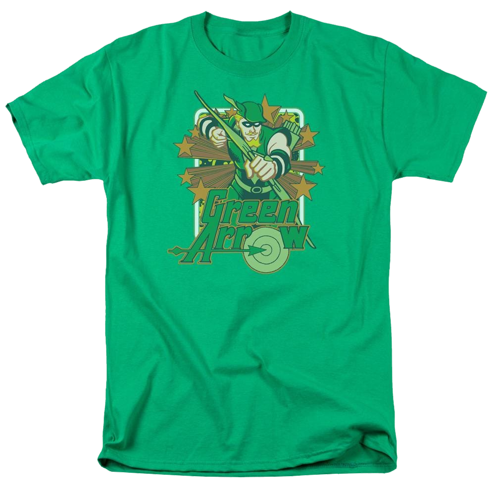 DC Comics Green Arrow Stars - Men's Regular Fit T-Shirt Men's Regular Fit T-Shirt Green Arrow   