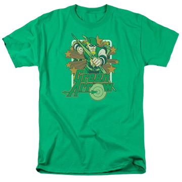 DC Comics Green Arrow Stars - Men's Regular Fit T-Shirt Men's Regular Fit T-Shirt Green Arrow   
