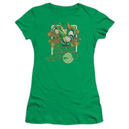 DC Comics Green Arrow Stars - Juniors T-Shirt Juniors T-Shirt Green Arrow   