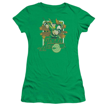 DC Comics Green Arrow Stars - Juniors T-Shirt Juniors T-Shirt Green Arrow   