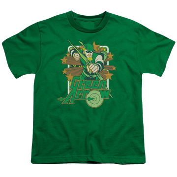 Green Arrow Green Arrow Stars - Youth T-Shirt Youth T-Shirt (Ages 8-12) Green Arrow   