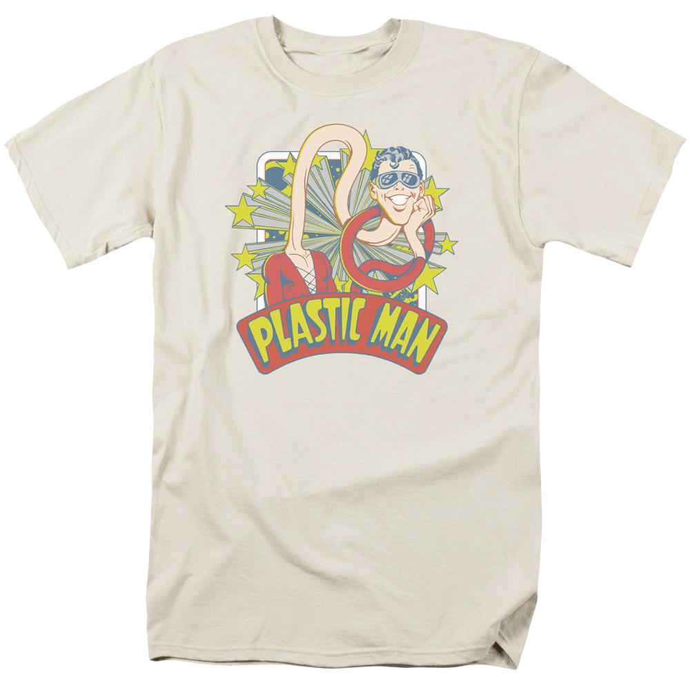 DC Comics Plastic Man Stars - Men's Regular Fit T-Shirt Men's Regular Fit T-Shirt DC Comics   