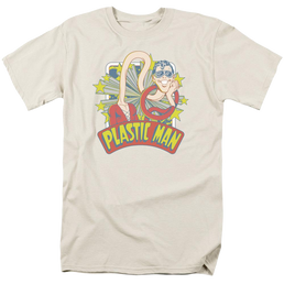 DC Comics Plastic Man Stars - Men's Regular Fit T-Shirt Men's Regular Fit T-Shirt DC Comics   