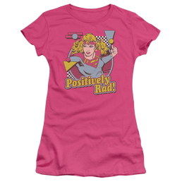 DC Comics Positively Rad - Juniors T-Shirt Juniors T-Shirt Superman   