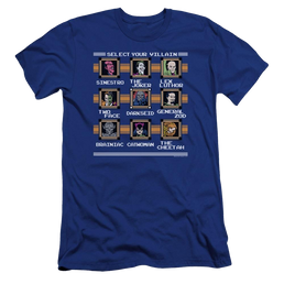 DC Comics Stage Select - Men's Premium Slim Fit T-Shirt Men's Premium Slim Fit T-Shirt Justice League   