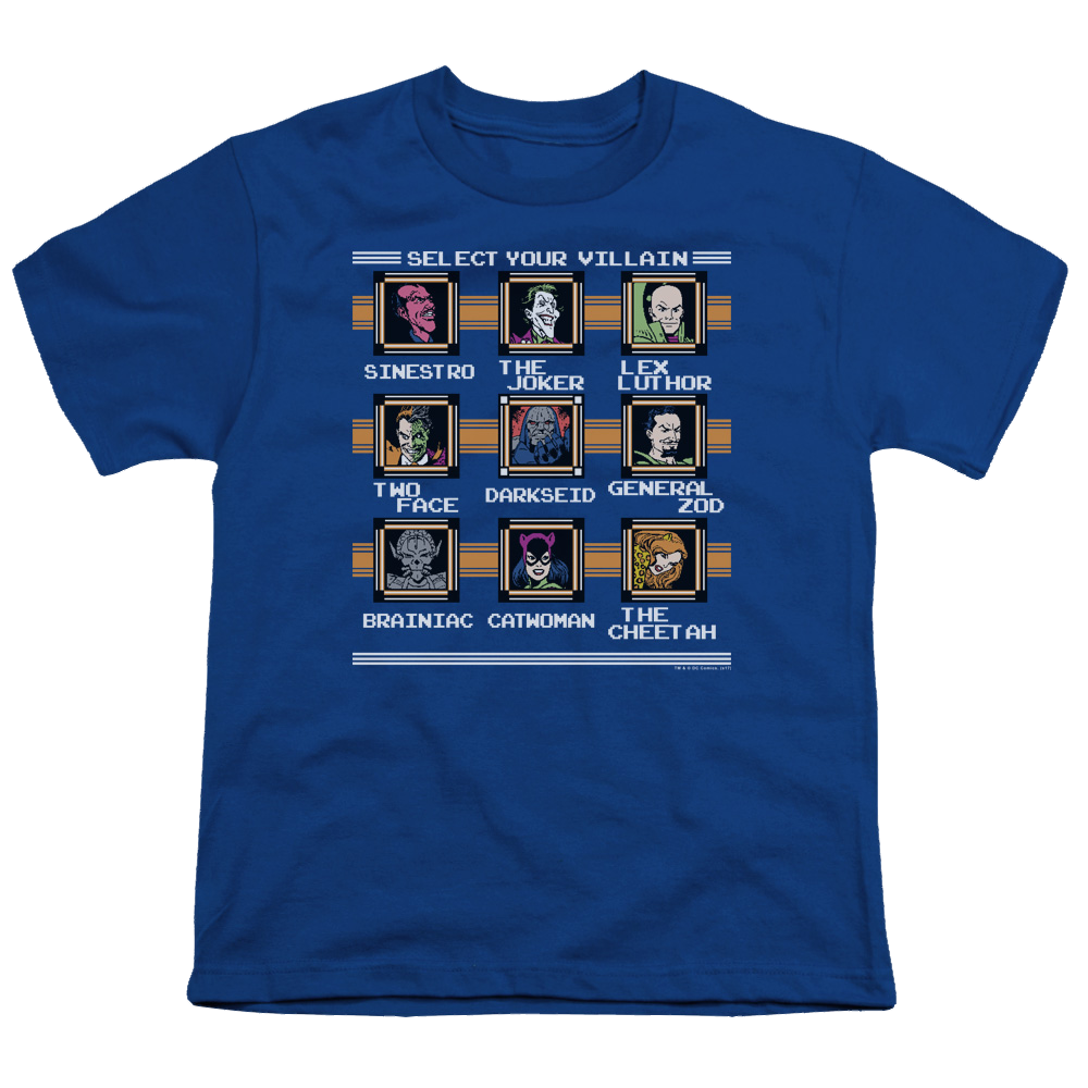 Justice League Stage Select - Youth T-Shirt Youth T-Shirt (Ages 8-12) Justice League   