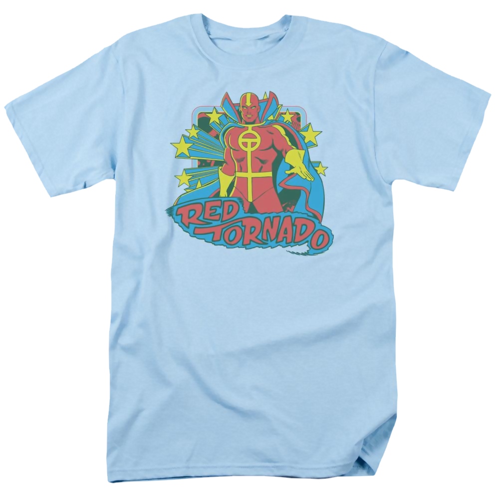 More Dc Characters Red Tornado Stars - Men's Regular Fit T-Shirt Men's Regular Fit T-Shirt DC Comics   
