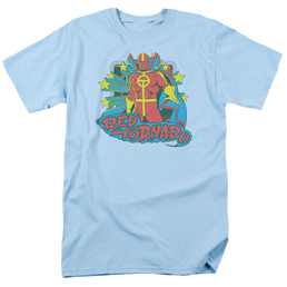 More Dc Characters Red Tornado Stars - Men's Regular Fit T-Shirt Men's Regular Fit T-Shirt DC Comics   