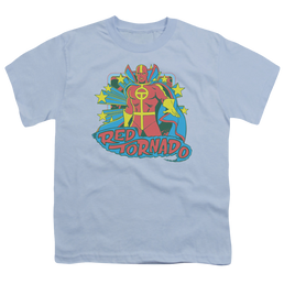 More DC Characters Red Tornado Stars - Youth T-Shirt Youth T-Shirt (Ages 8-12) DC Comics   