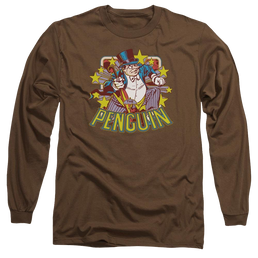 DC Comics Penguin Stars - Men's Long Sleeve T-Shirt Men's Long Sleeve T-Shirt DC Comics   