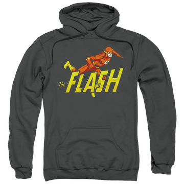 Black pullover hoodie with The Flash 8 Bit Flash graphic