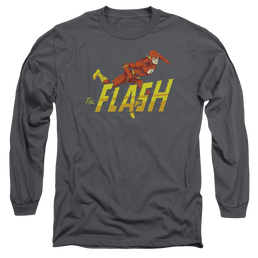 Flash, The 8 Bit Flash - Men's Long Sleeve T-Shirt Men's Long Sleeve T-Shirt The Flash   