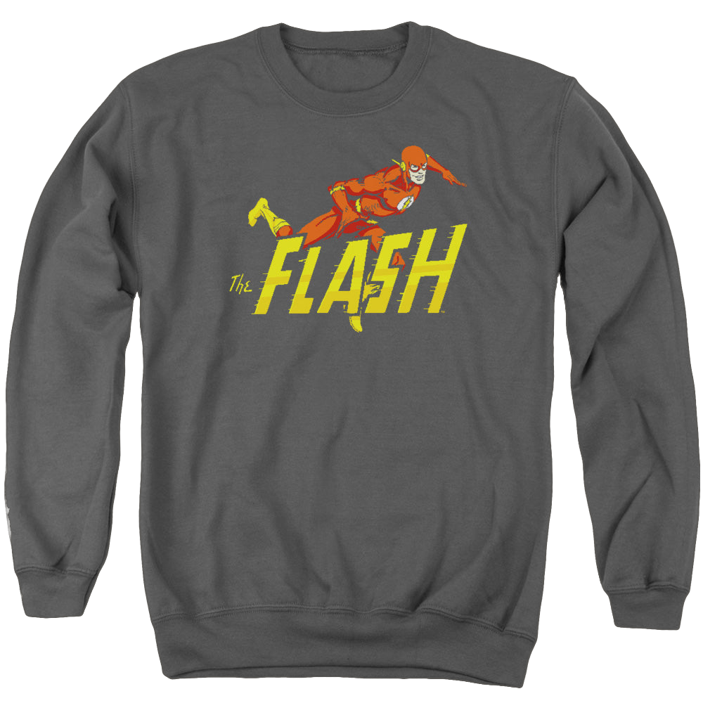 Flash, The 8 Bit Flash - Men's Crewneck Sweatshirt Men's Crewneck Sweatshirt The Flash   