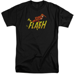 Flash, The 8 Bit Flash - Men's Tall Fit T-Shirt Men's Tall Fit T-Shirt The Flash   