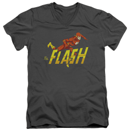 Flash, The 8 Bit Flash - Men's V-Neck T-Shirt Men's V-Neck T-Shirt The Flash   