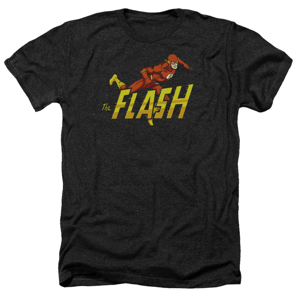 Flash, The 8 Bit Flash - Men's Heather T-Shirt Men's Heather T-Shirt The Flash   