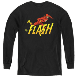 Flash, The 8 Bit Flash - Youth Long Sleeve T-Shirt Youth Long Sleeve T-Shirt The Flash   