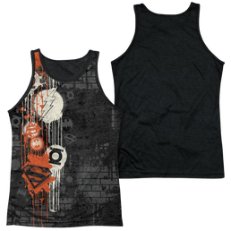 DC Comics Oh The Urbanity Men's Black Back Tank Men's Black Back Tank Justice League   