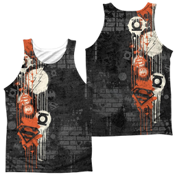 DC Comics Oh The Urbanity Men's All Over Print Tank Men's All Over Print Tank Justice League   