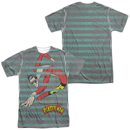 DC Comics Plastic Stripes Men's All Over Print T-Shirt Men's All-Over Print T-Shirt Plastic Man   
