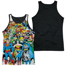 DC Comics Original Universe Men's Black Back Tank Men's Black Back Tank Justice League   