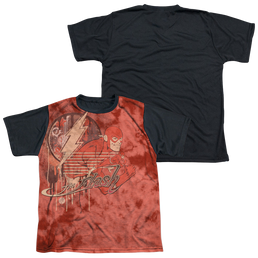 Flash, The Charge Ahead - Youth Black Back T-Shirt Youth Black Back T-Shirt (Ages 8-12) The Flash   