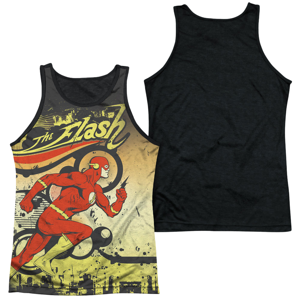 Flash, The Just Passing Through - Men's Black Back Tank Top Men's Black Back Tank The Flash   
