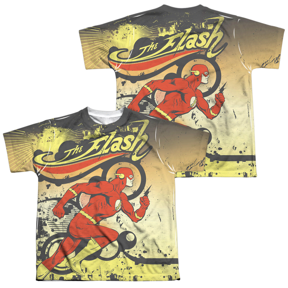 Flash, The Just Passing Through - Youth All-Over Print T-Shirt Youth All-Over Print T-Shirt (Ages 8-12) The Flash   