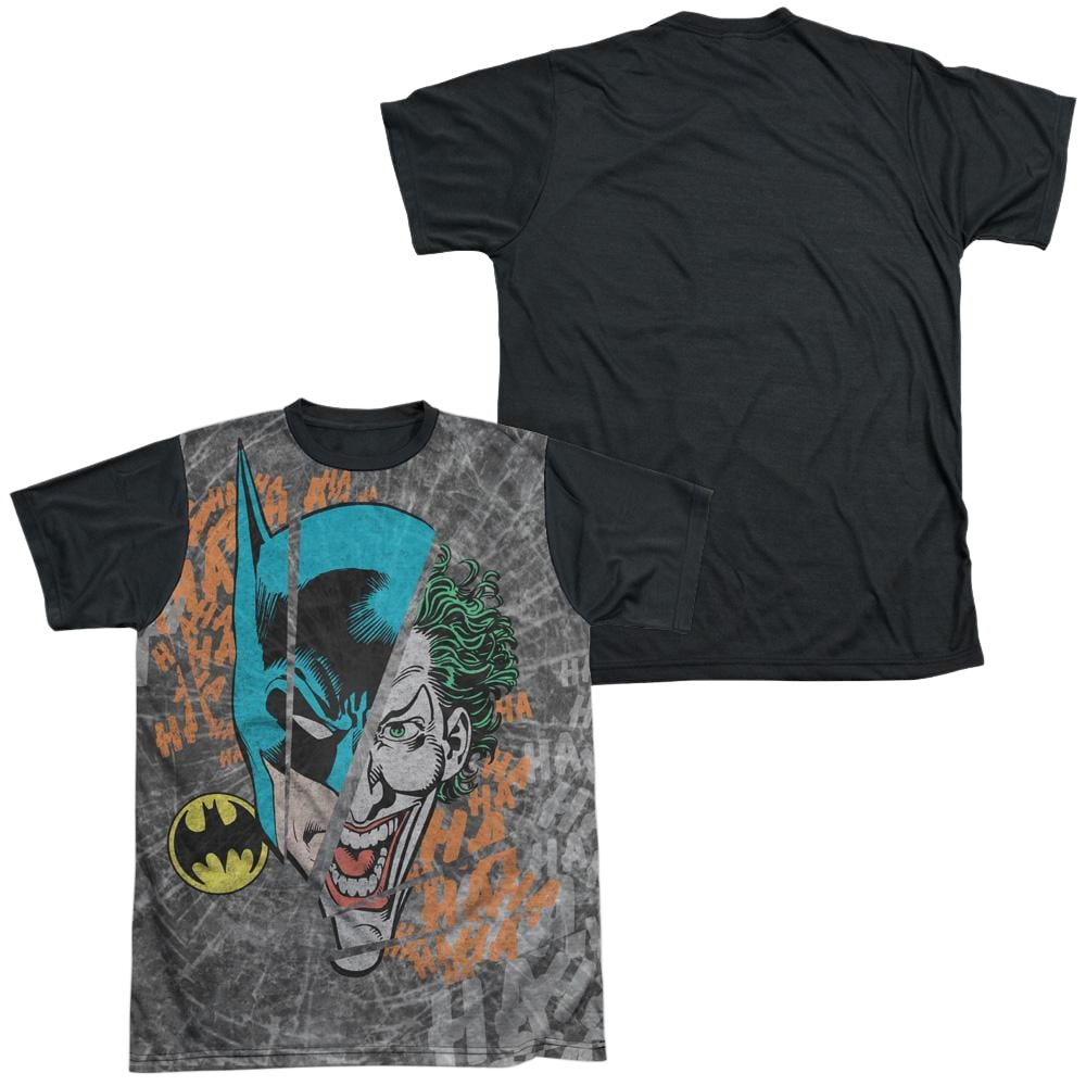 DC Comics Broken Visage - Men's Black Back T-Shirt Men's Black Back T-Shirt Batman   