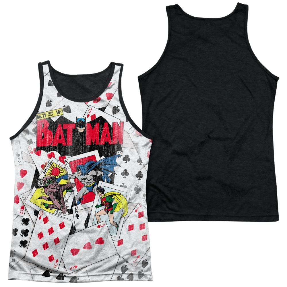 DC Comics Number 11 All Over Men's Black Back Tank Men's Black Back Tank Batman   
