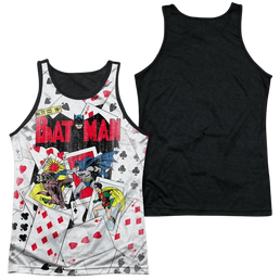 DC Comics Number 11 All Over Men's Black Back Tank Men's Black Back Tank Batman   