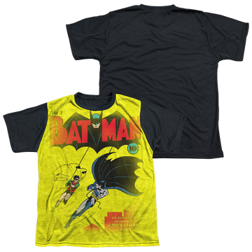 DC Batman Batman Number One - Youth Black Back T-Shirt Youth Black Back T-Shirt (Ages 8-12) Batman   