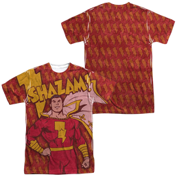 DC Comics Shazam Bolts Men's All Over Print T-Shirt Men's All-Over Print T-Shirt Shazam   