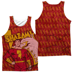 DC Comics Shazam Bolts Men's All Over Print Tank Men's All Over Print Tank Shazam   