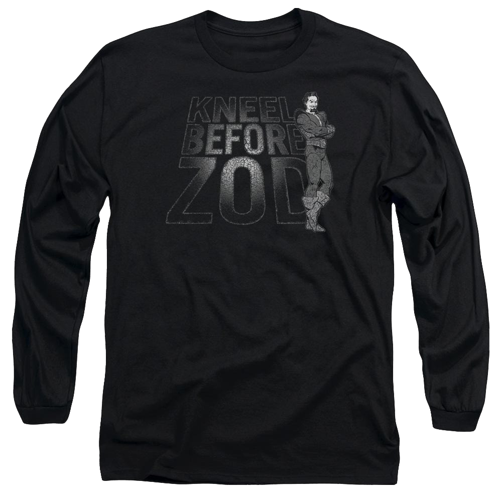 DC Comics Kneel Zod - Men's Long Sleeve T-Shirt Men's Long Sleeve T-Shirt Superman   