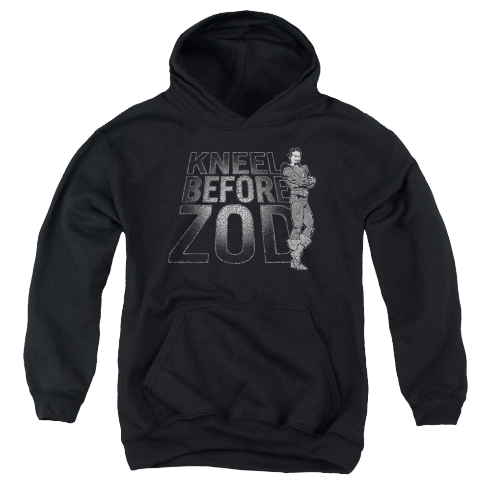 Superman Kneel Zod - Youth Hoodie Youth Hoodie (Ages 8-12) Superman   