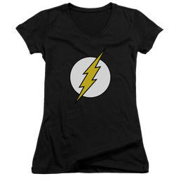 Flash, The Fl Classic - Juniors V-Neck T-Shirt Juniors V-Neck T-Shirt The Flash   