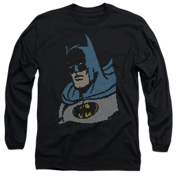 DC Comics Lite Brite Batman - Men's Long Sleeve T-Shirt Men's Long Sleeve T-Shirt Batman   
