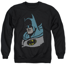 DC Comics Lite Brite Batman - Men's Crewneck Sweatshirt Men's Crewneck Sweatshirt Batman   