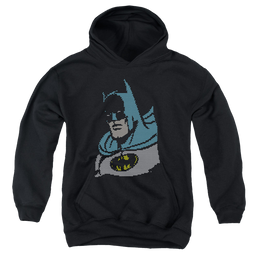 DC Batman Lite Brite Batman - Youth Hoodie Youth Hoodie (Ages 8-12) Batman   