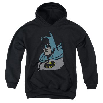 DC Batman Lite Brite Batman - Youth Hoodie Youth Hoodie (Ages 8-12) Batman   