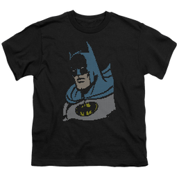DC Batman Lite Brite Batman - Youth T-Shirt Youth T-Shirt (Ages 8-12) Batman   
