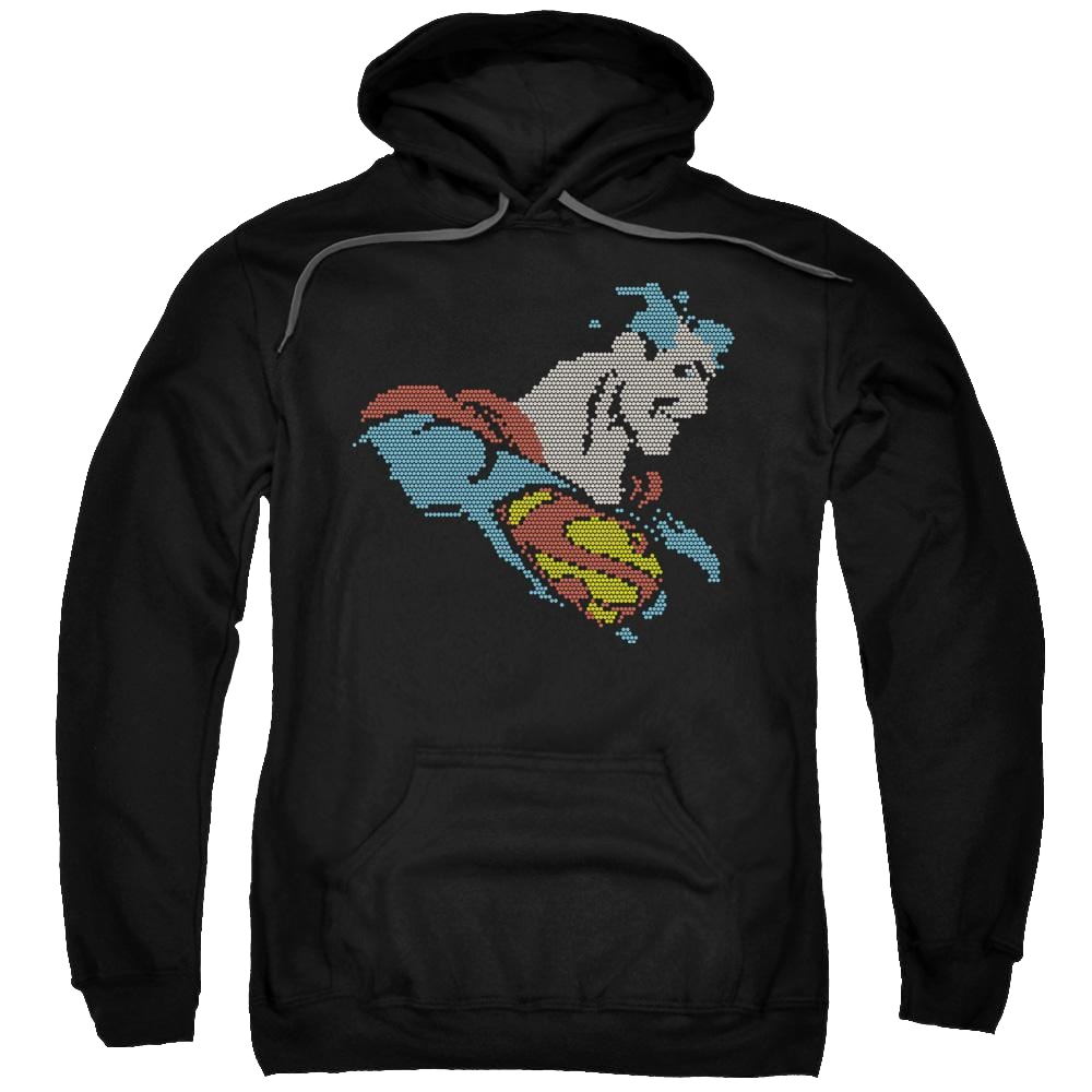 DC Comics Lite Brite Superman - Pullover Hoodie Pullover Hoodie Superman   
