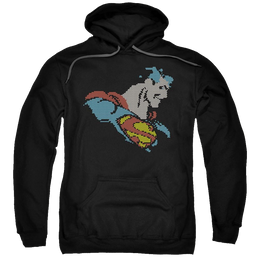 DC Comics Lite Brite Superman - Pullover Hoodie Pullover Hoodie Superman   