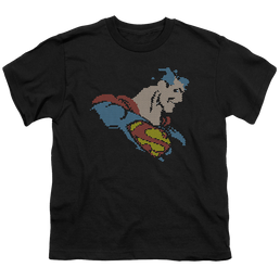 Superman Lite Brite Superman - Youth T-Shirt Youth T-Shirt (Ages 8-12) Superman   