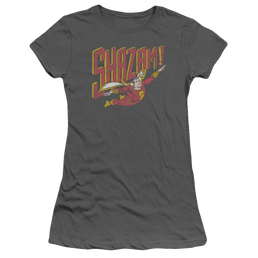 DC Comics Retro Marvel - Juniors T-Shirt Juniors T-Shirt Shazam   