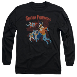 DC Comics Super Running - Men's Long Sleeve T-Shirt Men's Long Sleeve T-Shirt DC Comics   