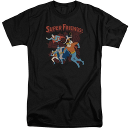 DC Comics Super Running - Men's Tall Fit T-Shirt Men's Tall Fit T-Shirt DC Comics   