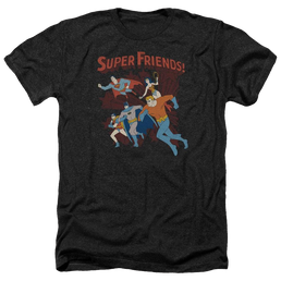 DC Comics Super Running - Men's Heather T-Shirt Men's Heather T-Shirt DC Comics   
