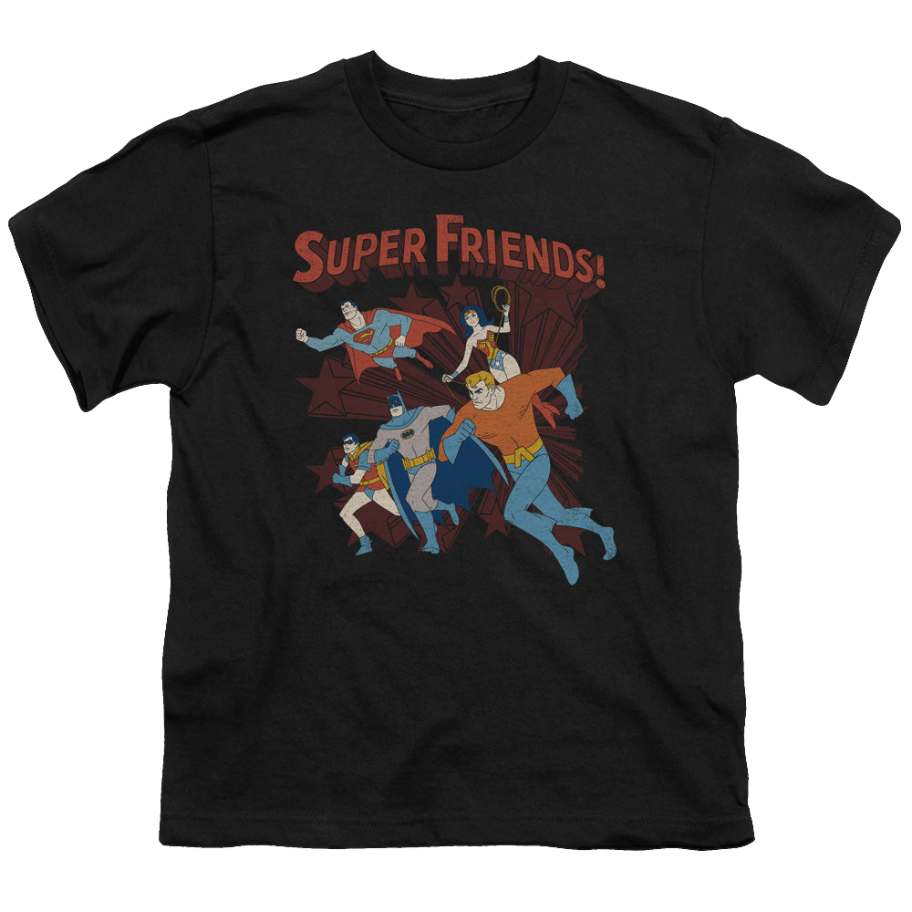 More DC Characters Super Running - Youth T-Shirt Youth T-Shirt (Ages 8-12) DC Comics   